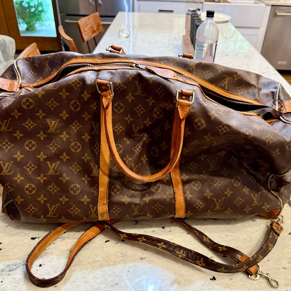 Louis Vuitton Monogram Duffel Bag in Brown